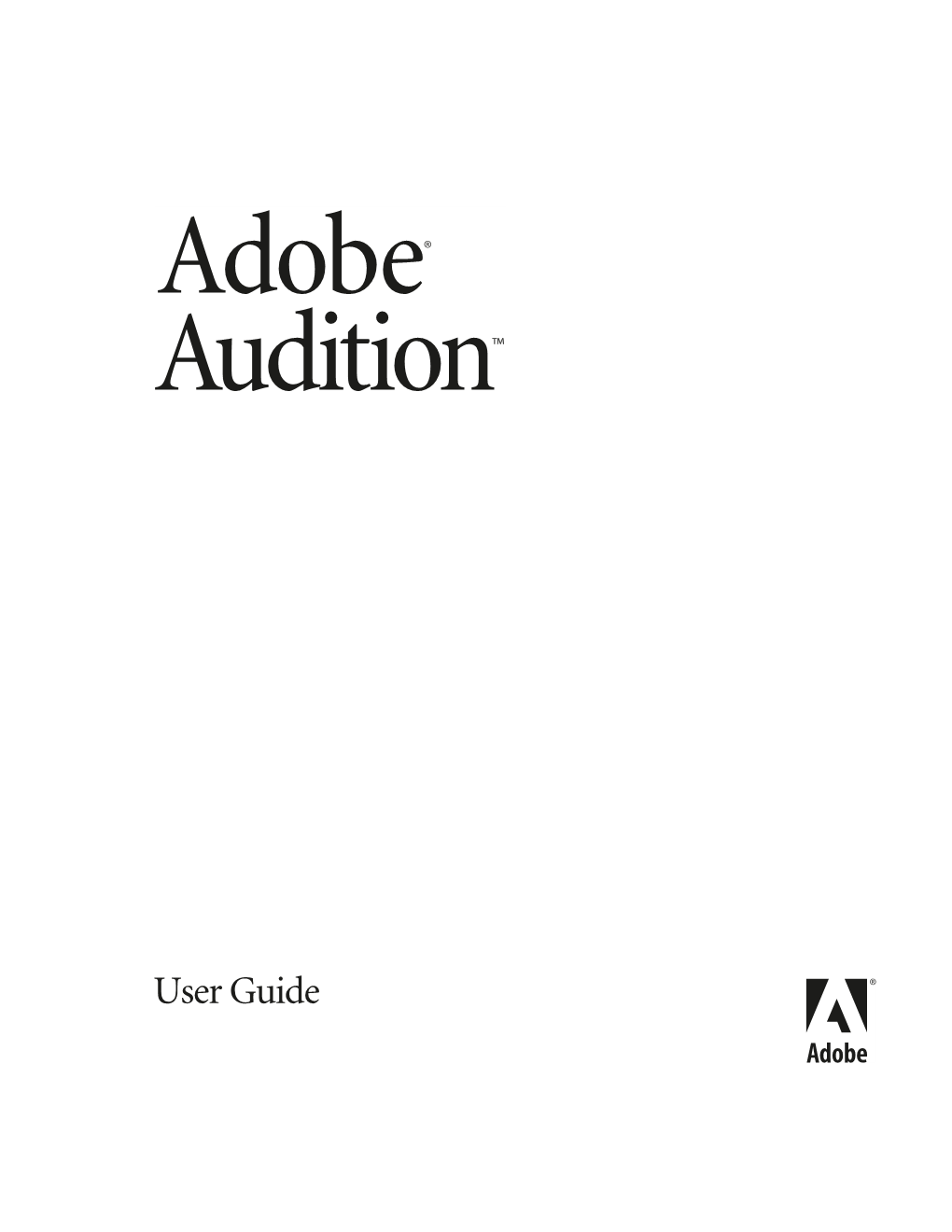 Adobe Audition Users' Guide