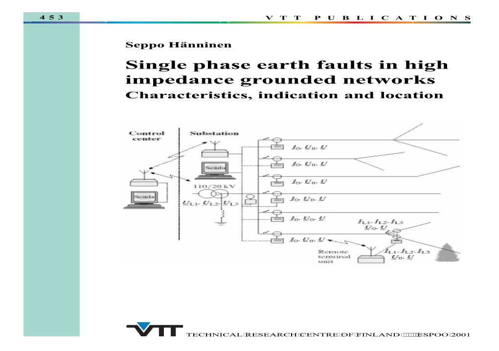 Single Phase Earth Faults in High Impedance Grounded Networks