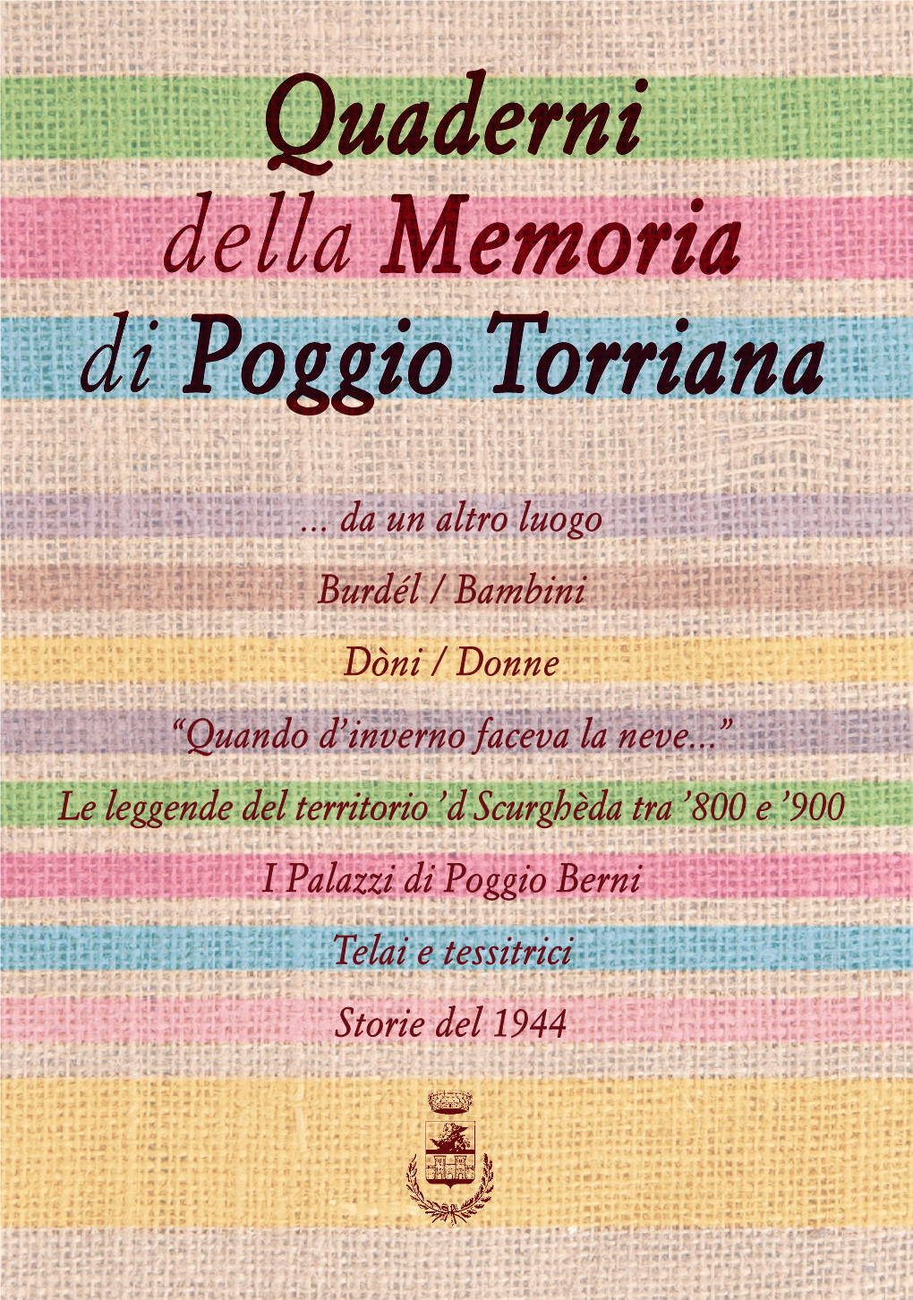 Quaderni Della Memoria Di Poggio Torriana