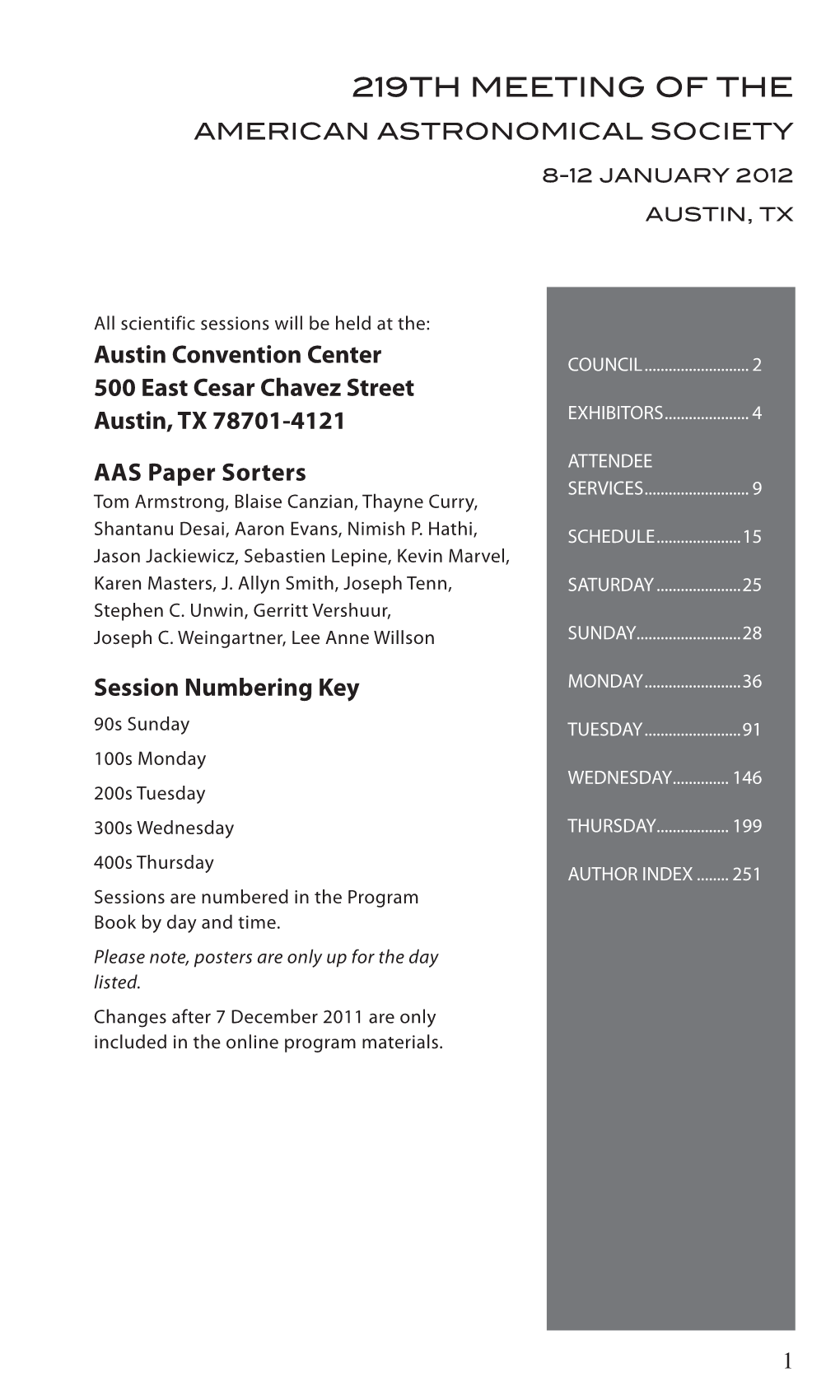 219Th Meeting of the American Astronomical Society