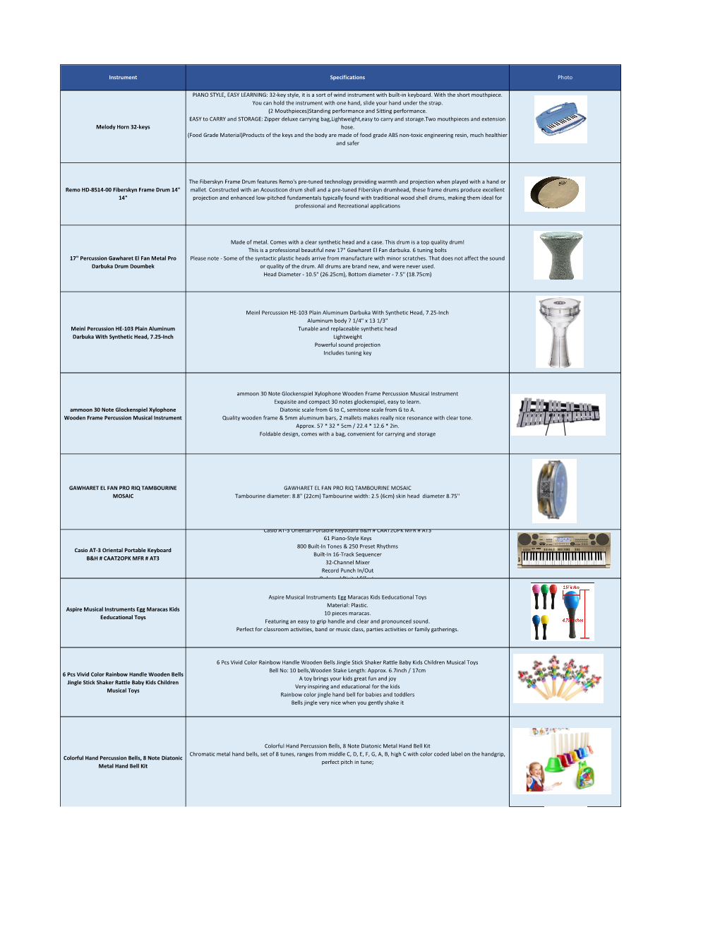 Musical Instruments.Xlsx