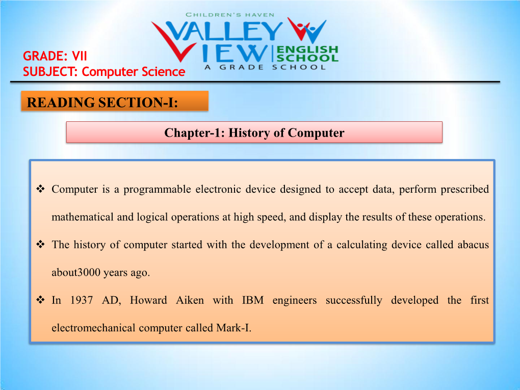 History of Computer in Nepal the First Computer Introduced in Nepal Was IBM 1401