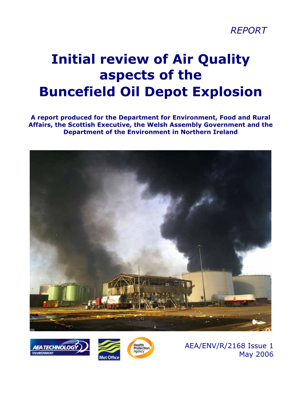 Air Quality Impact of the Buncefield Oil Depot Explosion