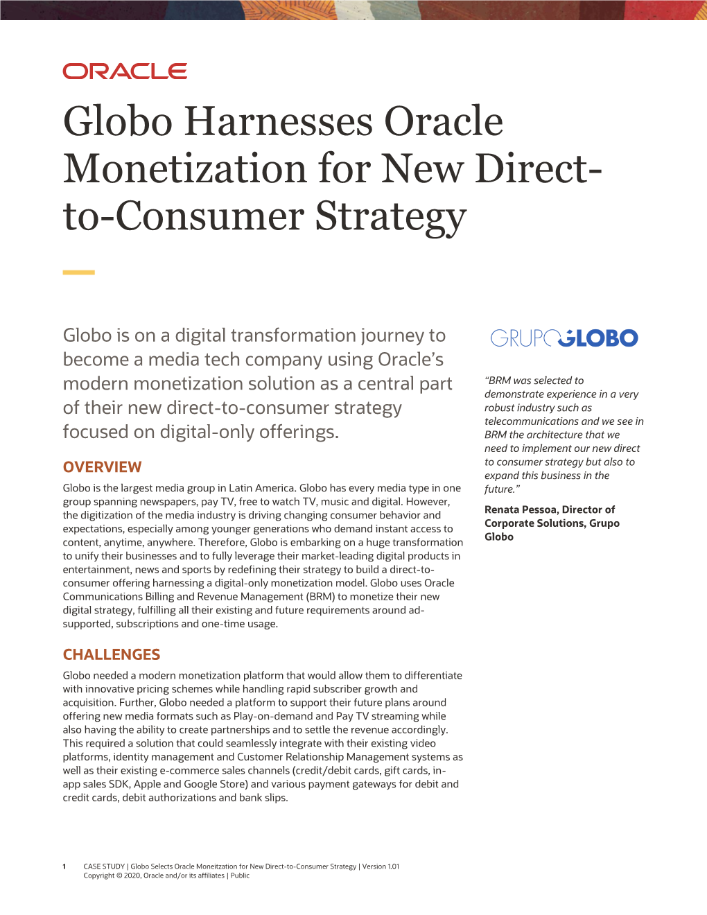 Globo Case Study