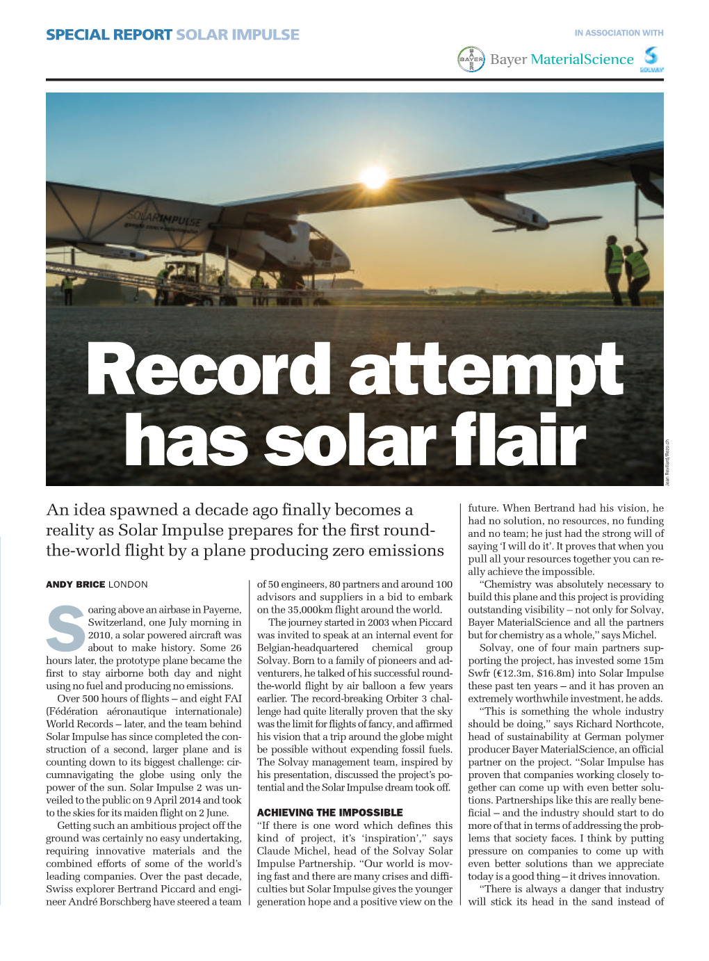 Record Attempt Has Solar Flair Jean Revillard/Rezo.Ch