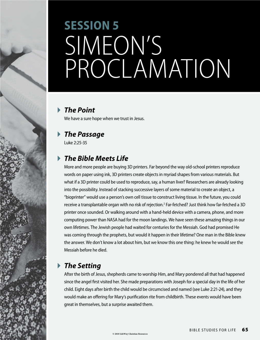 Simeon's Proclamation