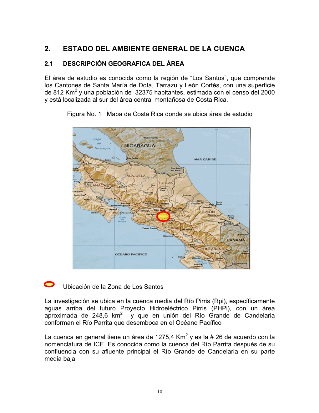 2. Estado Del Ambiente General De La Cuenca