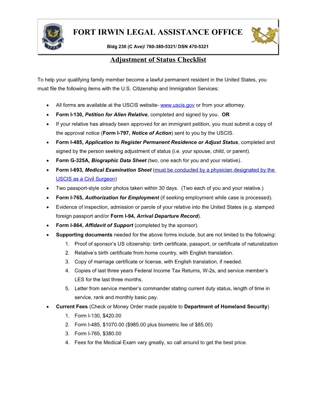 Soldier S Guide to Citizenship at Fort Irwin