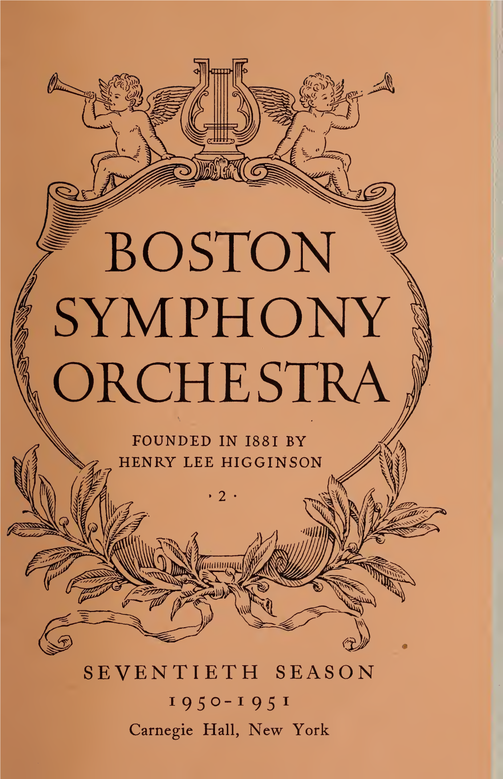 Boston Symphony Orchestra Concert Programs, Season 70, 1950-1951