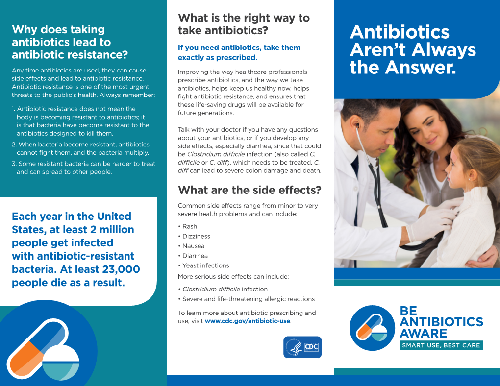 Antibiotics Aren't Always the Answer