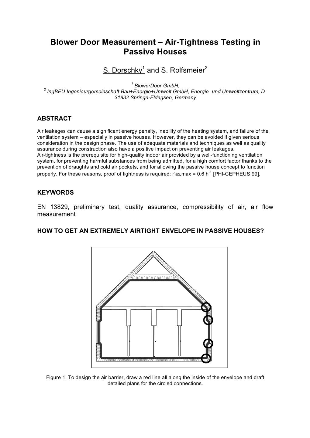 Blower Door Measurement – Air-Tightness Testing in Passive Houses