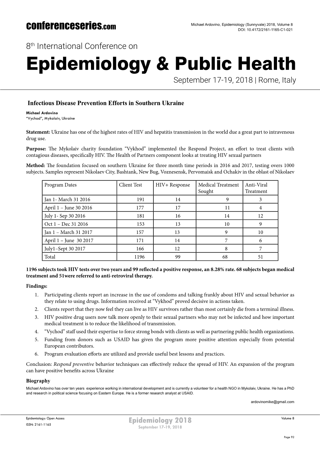 Epidemiology & Public Health