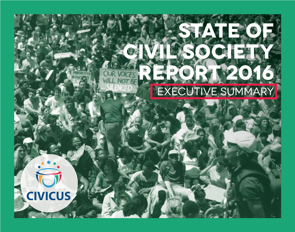 State of Civil Society Report 2016