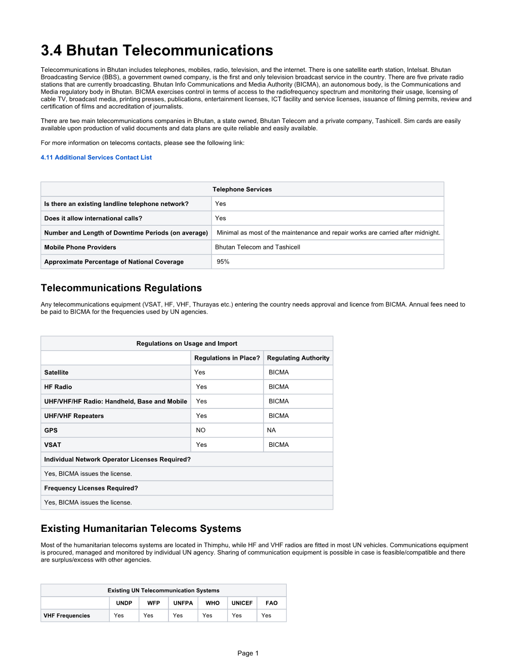 3.4 Bhutan Telecommunications