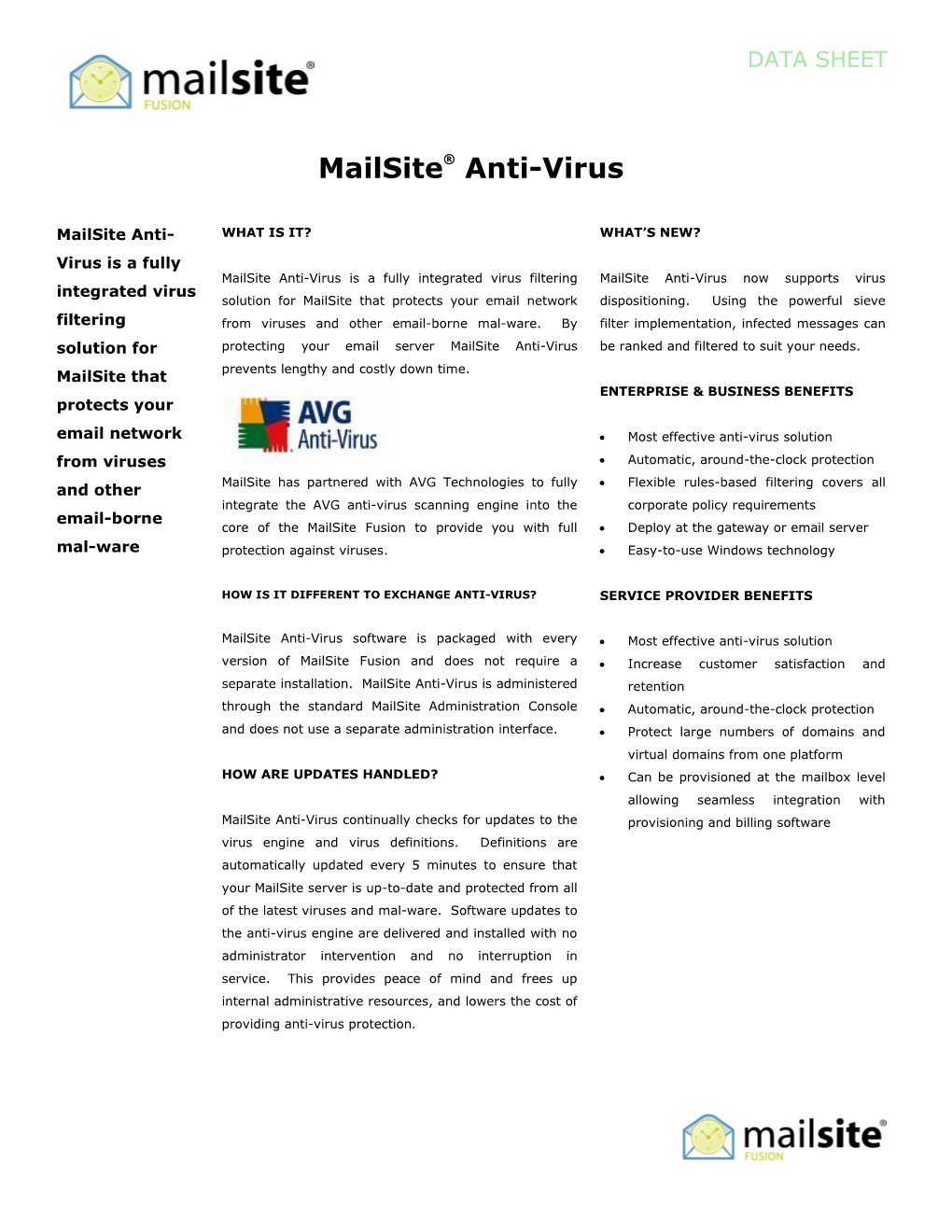 Mailsite® Anti-Virus