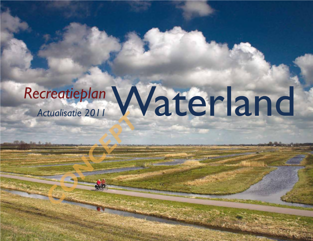 Recreatieplan Waterland Maart 2011