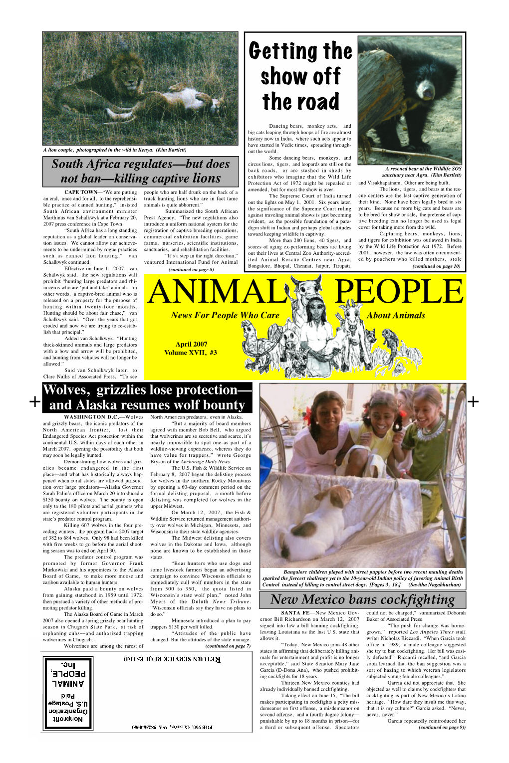 Animal People News