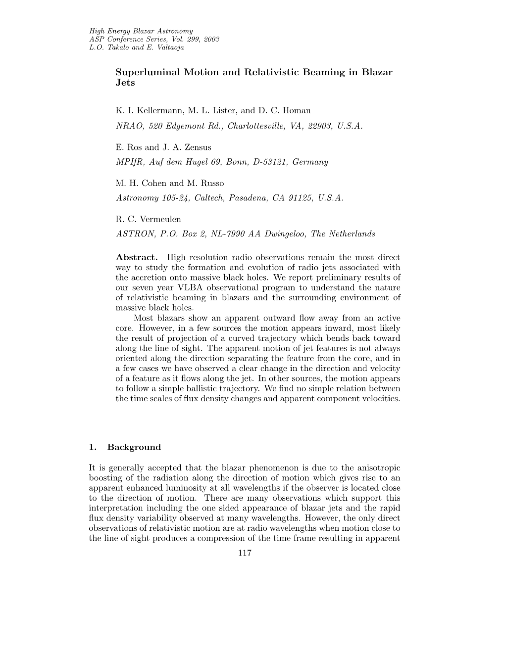 Superluminal Motion and Relativistic Beaming in Blazar Jets