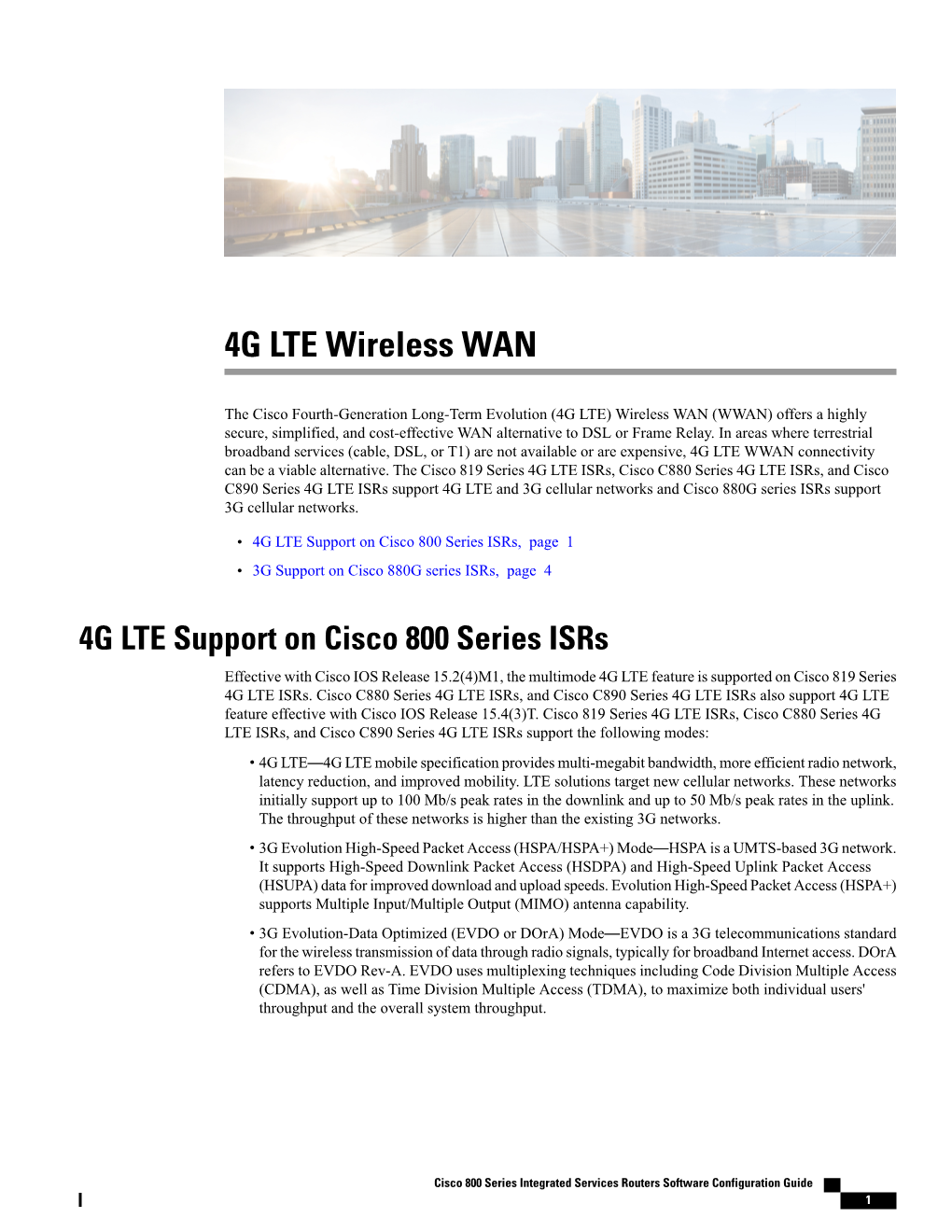 4G LTE Wireless WAN