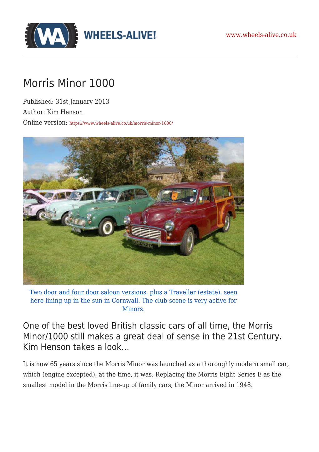 Morris Minor 1000