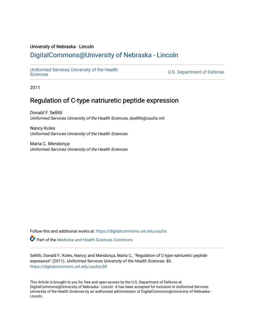 Regulation of C-Type Natriuretic Peptide Expression