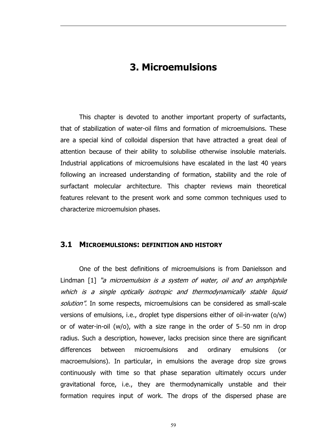 Microemulsions