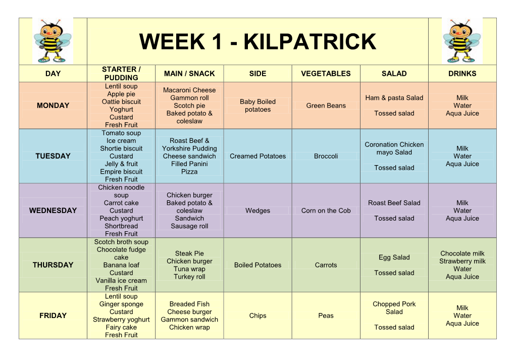 Week 1 - Kilpatrick