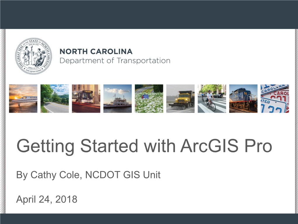 Getting Started with Arcgis Pro