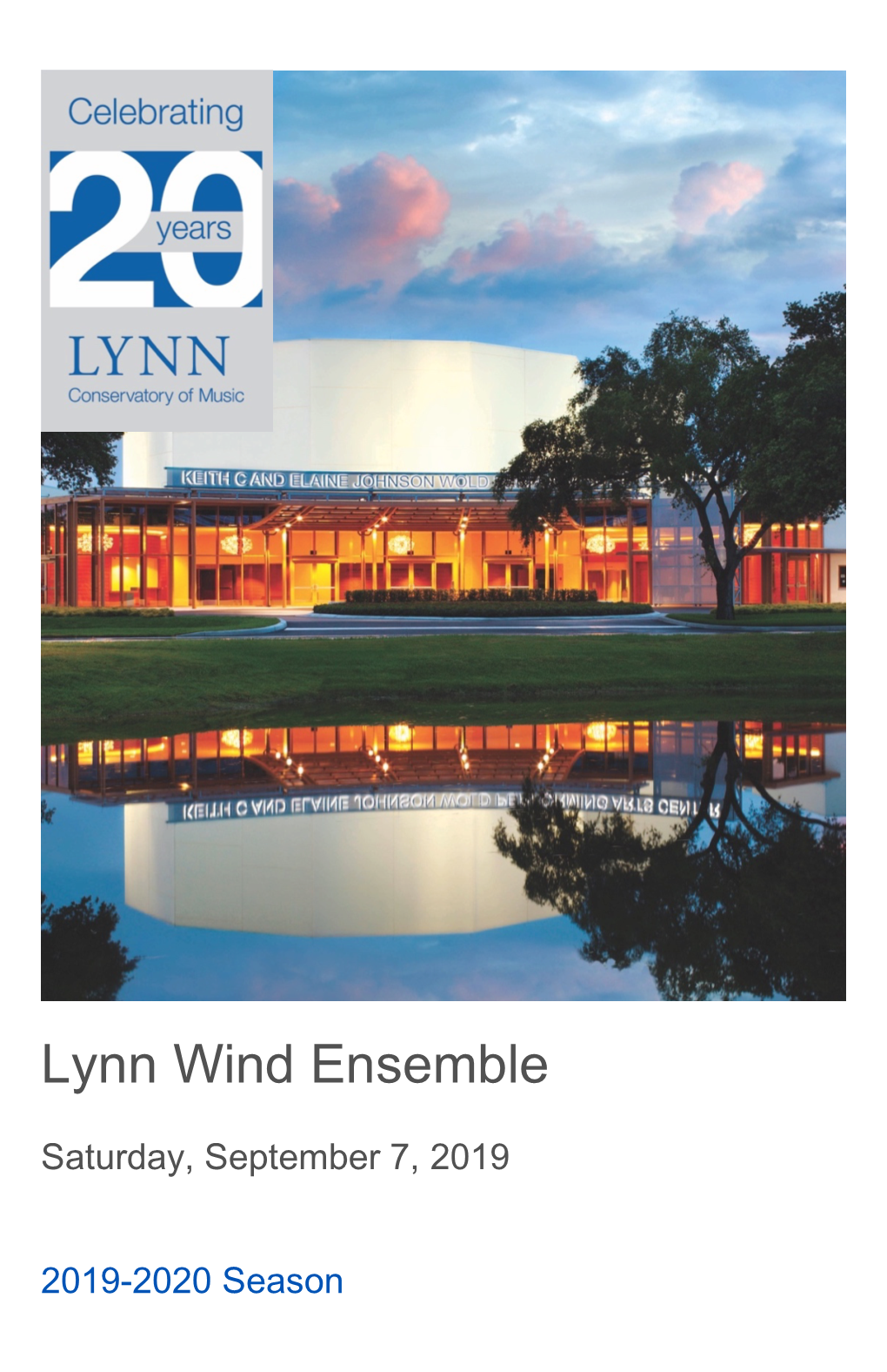 2019-2020 Lynn University Wind Ensemble
