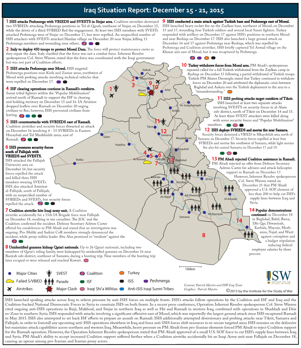 Iraq SITREP 2015-5-29