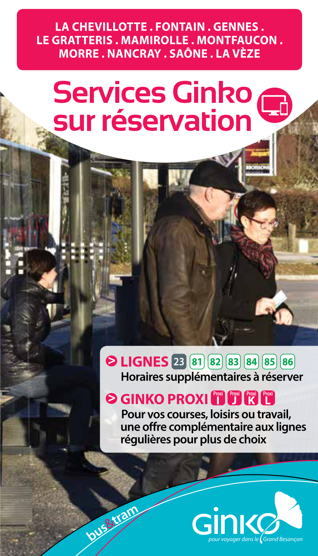 Services Ginko Sur Réservation