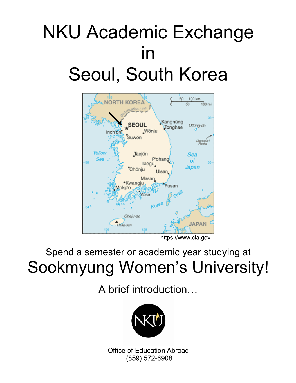 NKU Academic Exchange in Seoul, South Korea