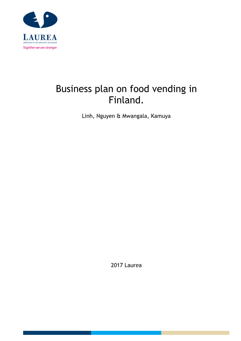 Business Plan on Food Vending in Finland