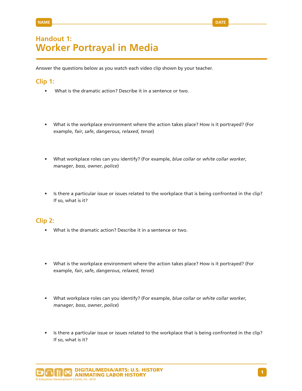 Worker Portrayal in Media