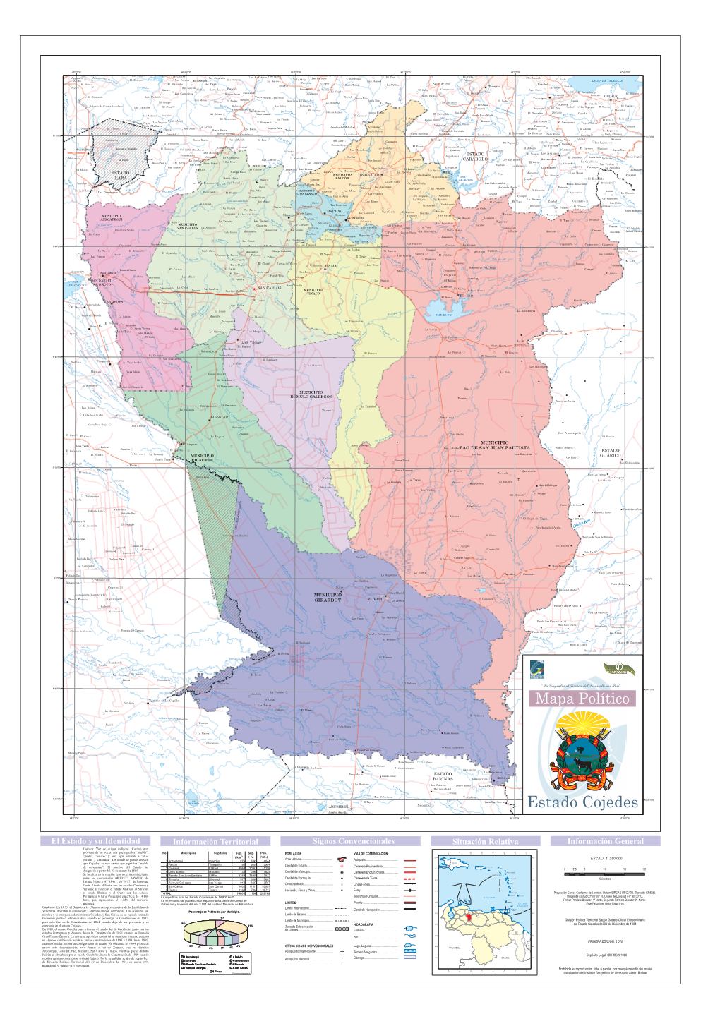 Estado Cojedes Es De 14 800 Km2 I