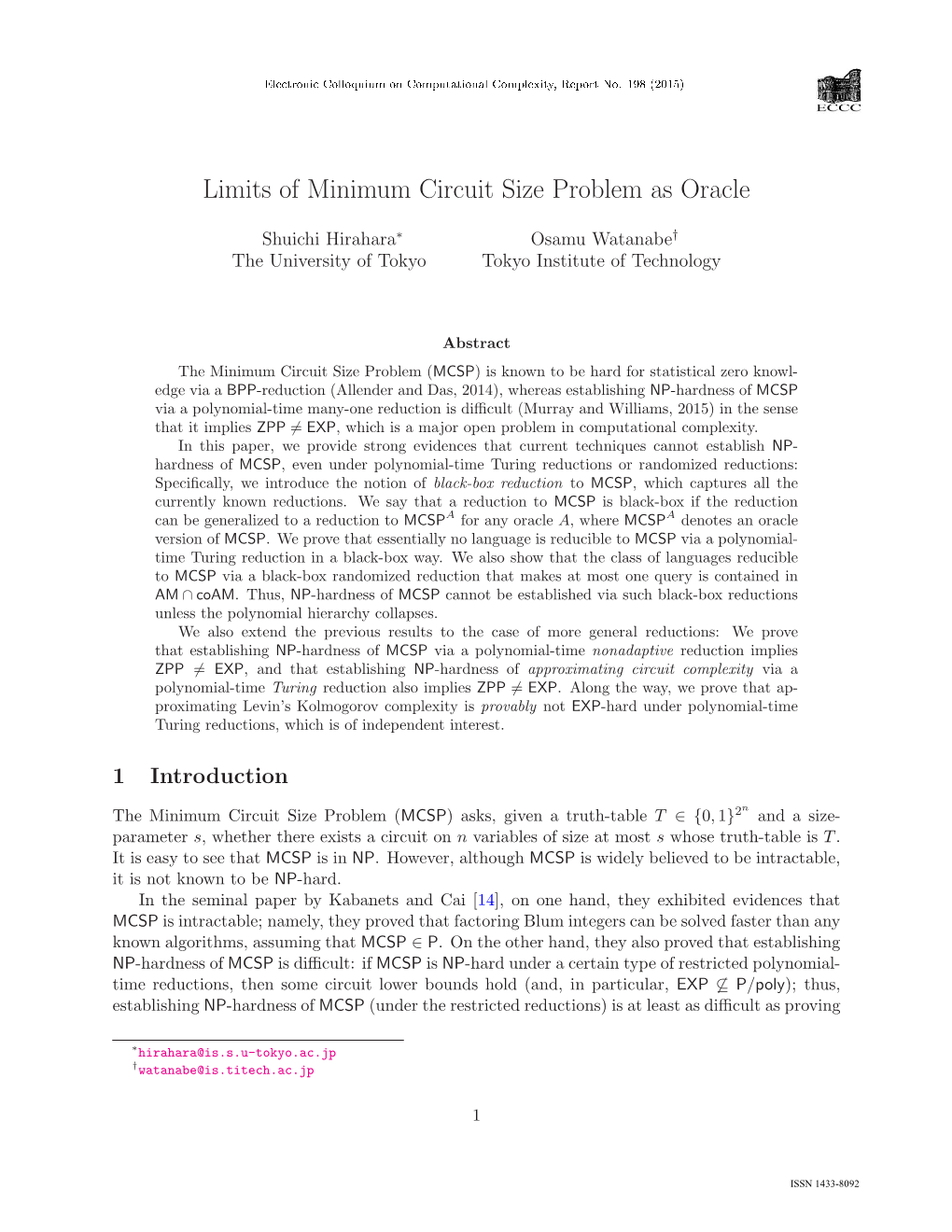 Limits of Minimum Circuit Size Problem As Oracle