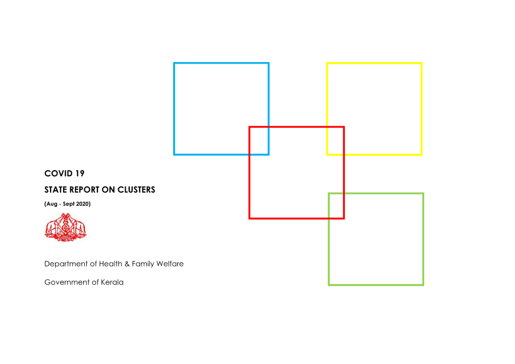 COVID 19 State Cluster Report