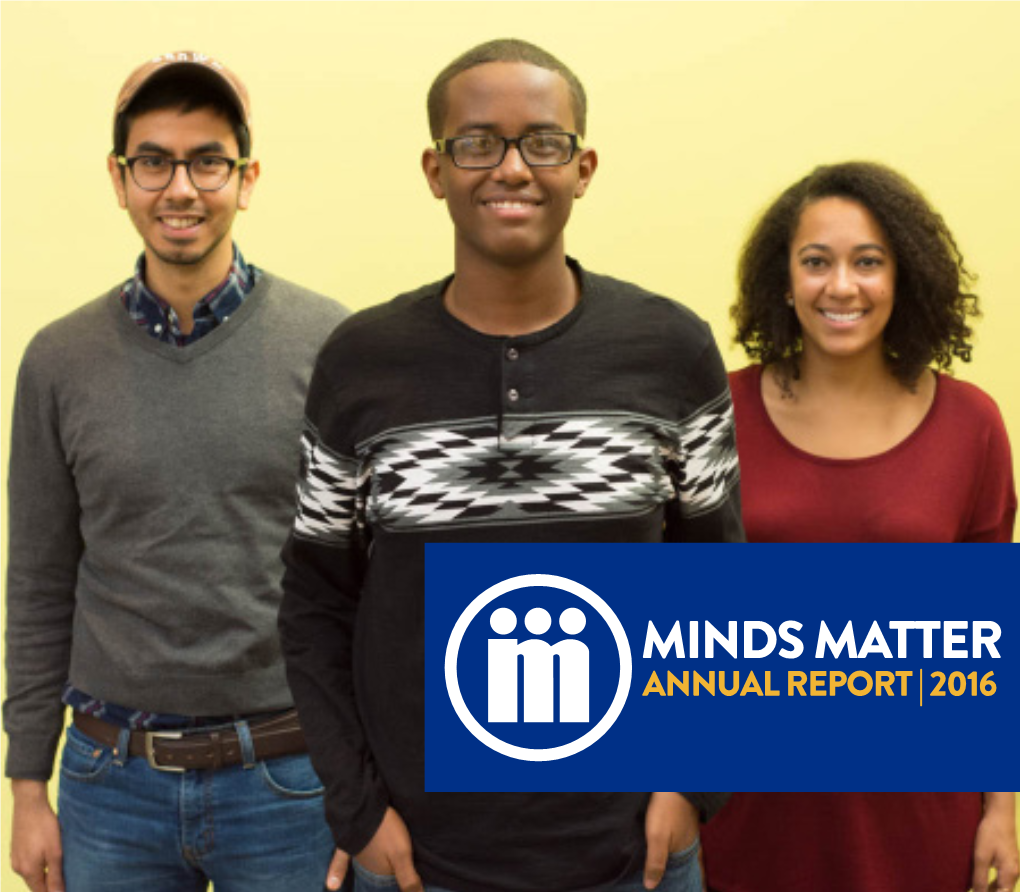 Minds Matter Annual Report | 2016