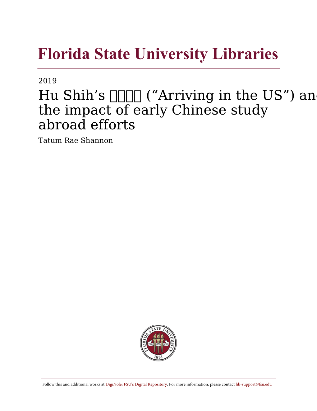 Florida State University Libraries