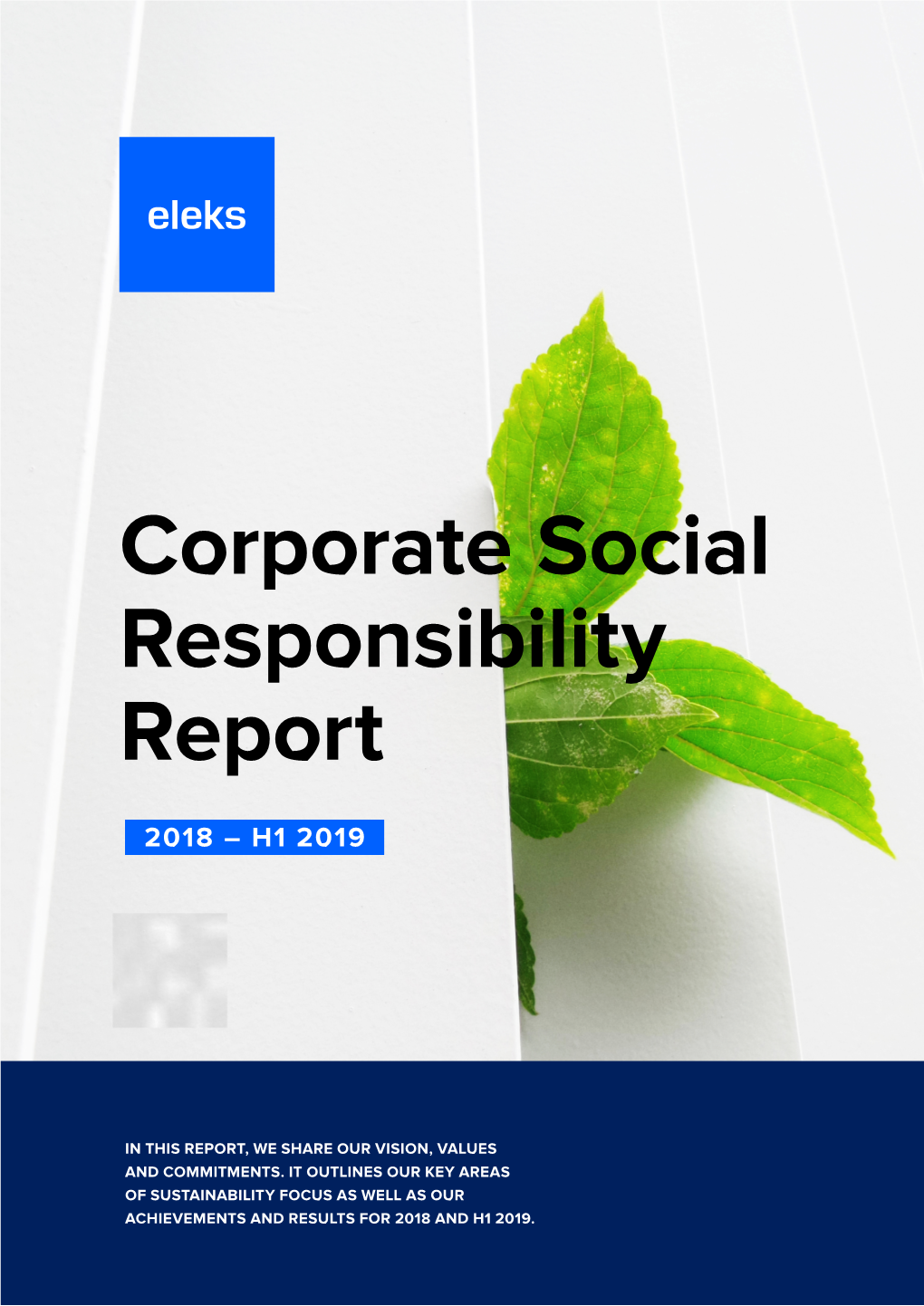 Corporate Social Responsibility Report