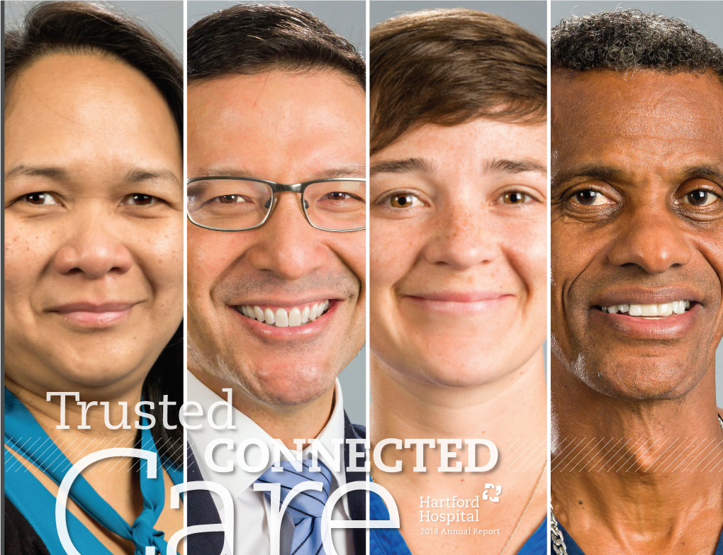 Trusted CONNECTED Care 2018 Annual Report on the Cover