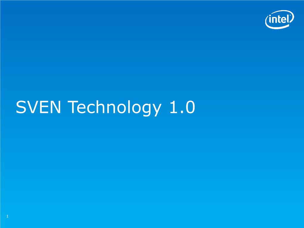 SVEN Technology SDK Preview