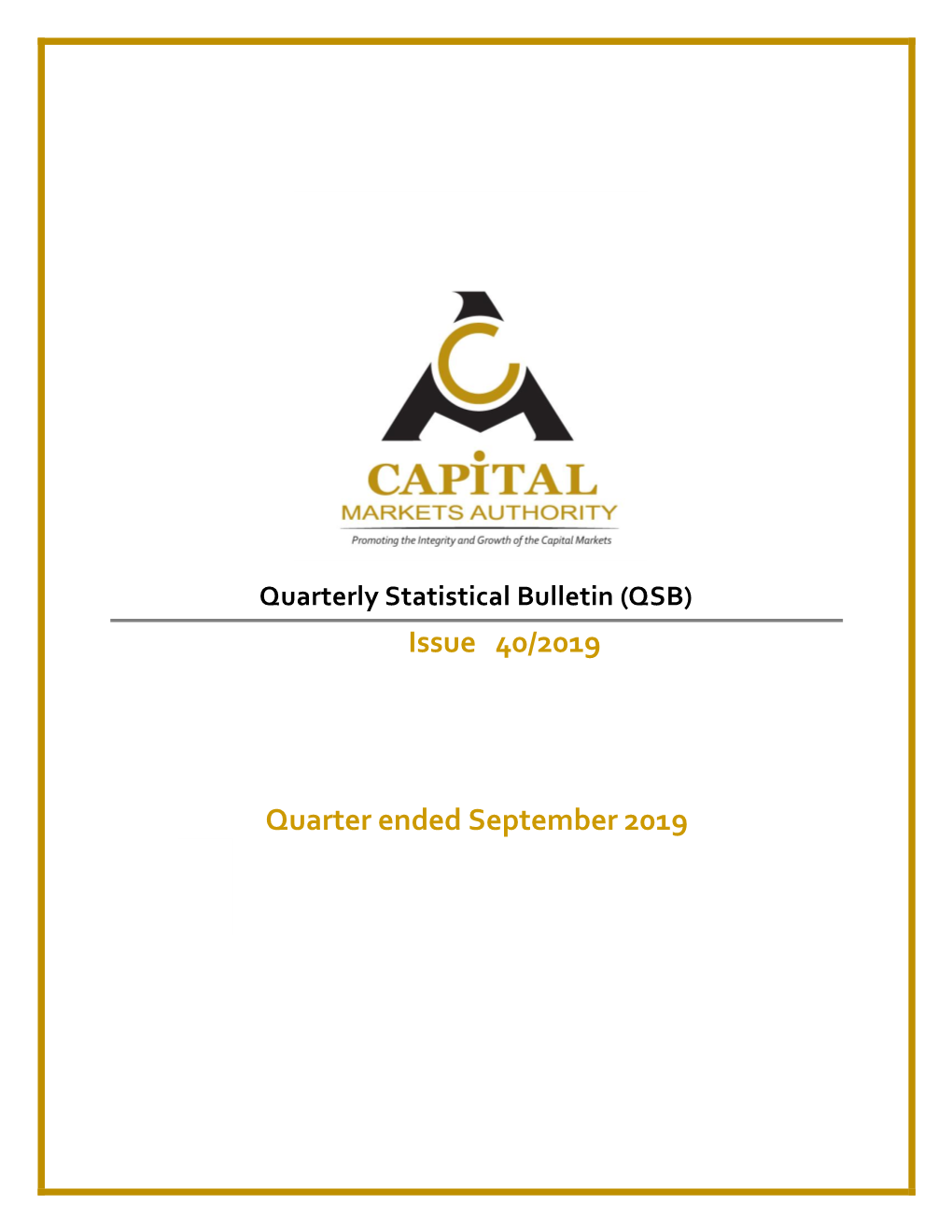 Capital Markets Authority Quarterly Statistical Bulletin Q3.2019.Pdf