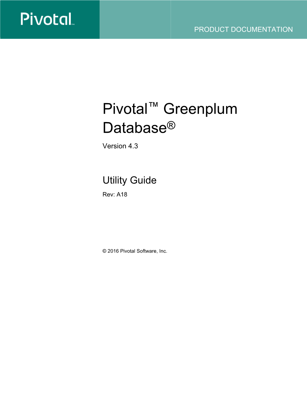 Utility Guide (Rev. A18)