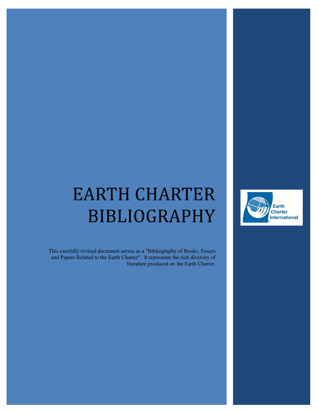 Earth Charter Bibliography1