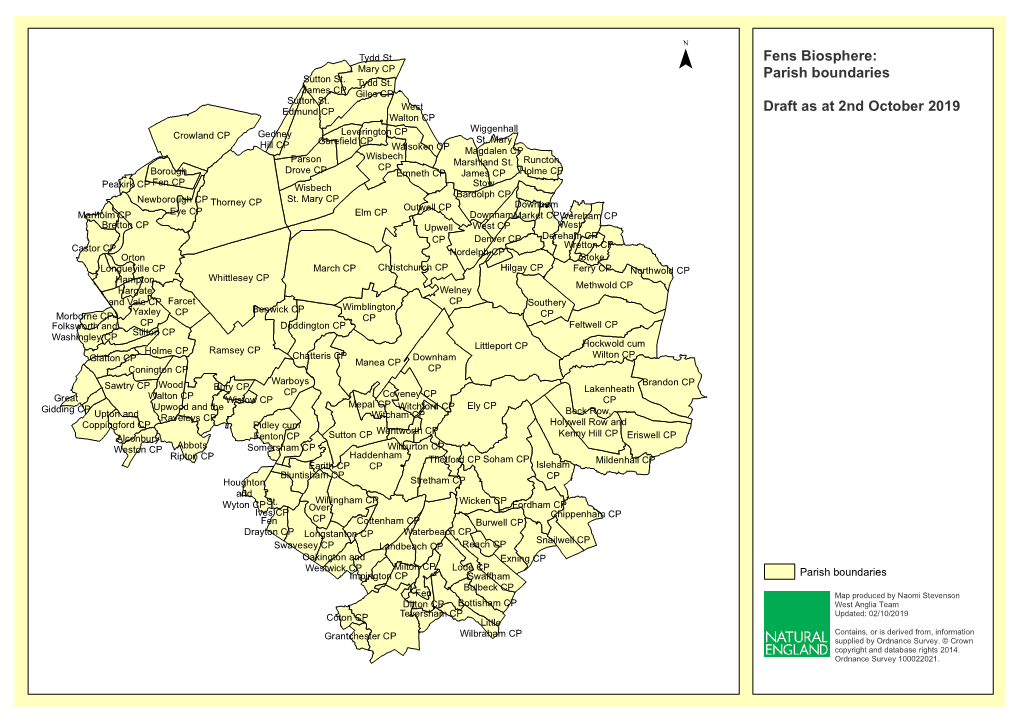 Parish Boundaries Draft As at 2Nd October 2019