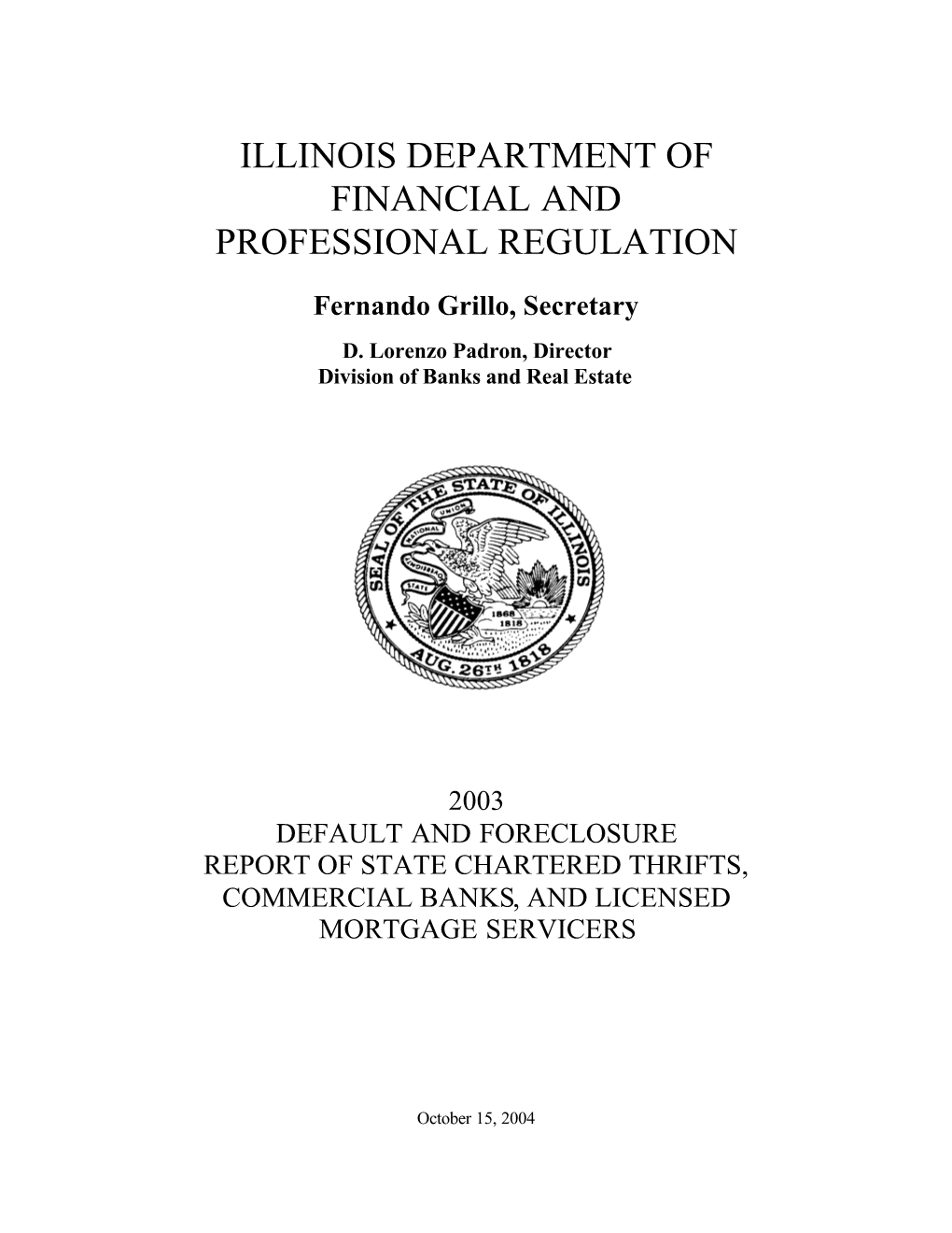 Illinois Department of Financial and Professional Regulation