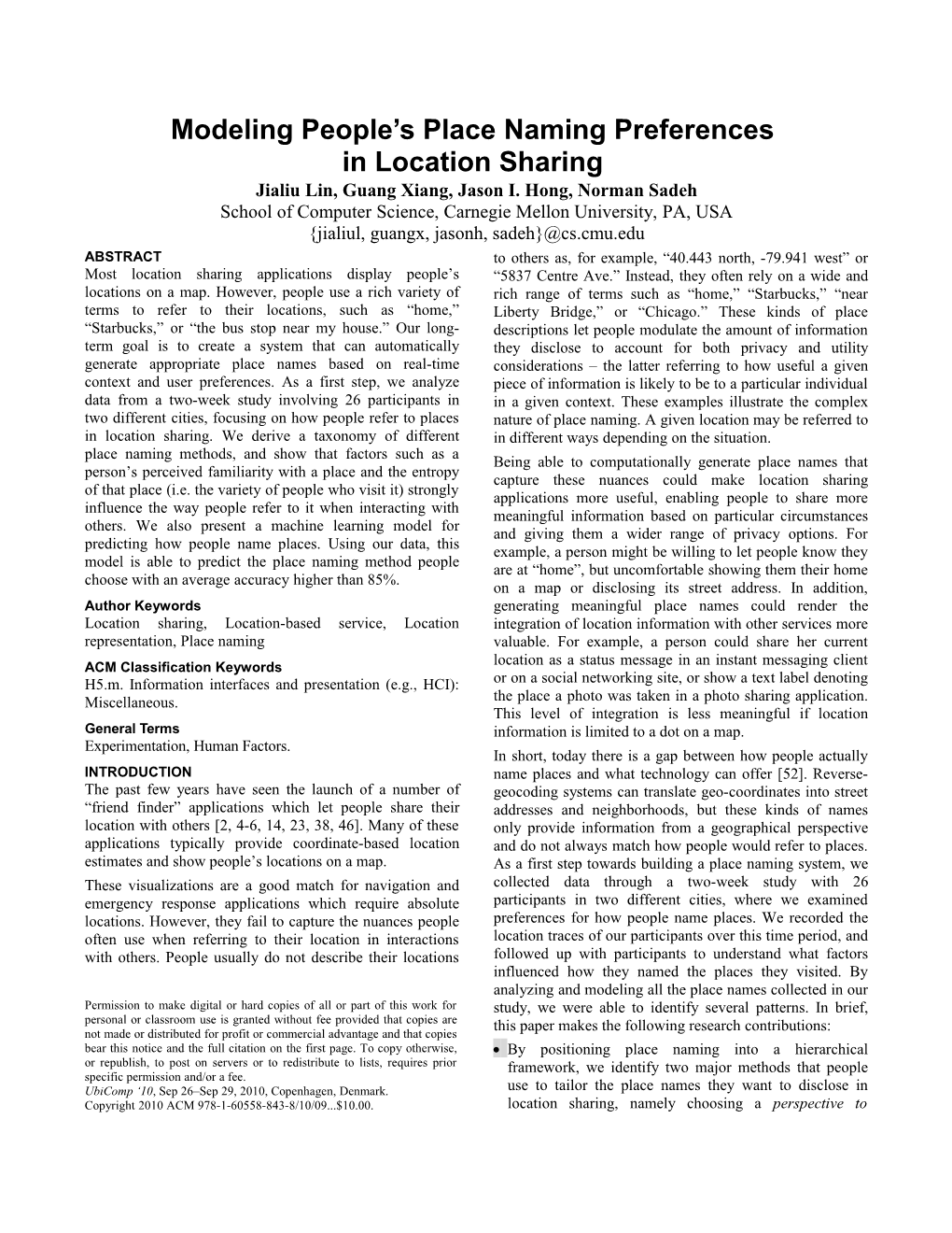 SIGCHI Conference Paper Format s4