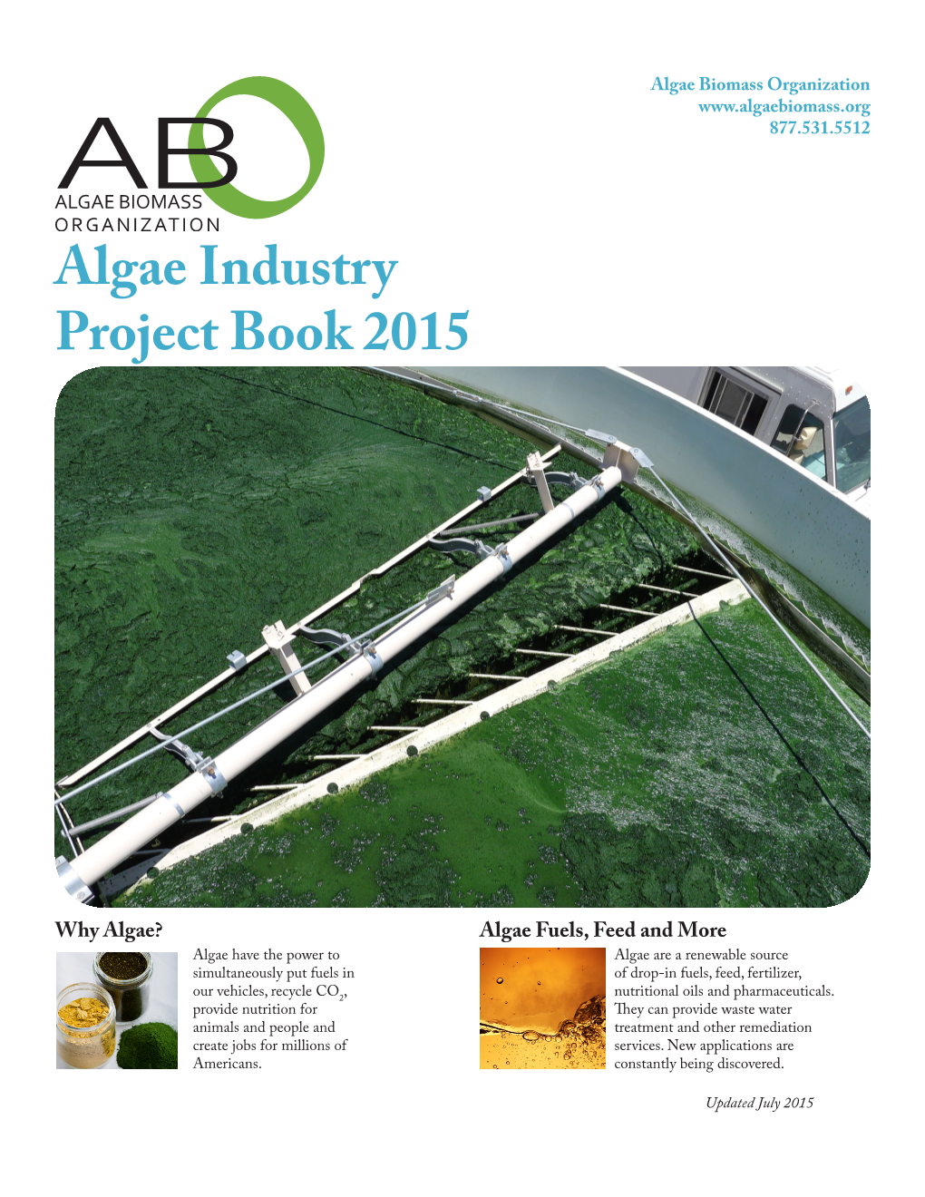 Algae Industry Project Book 2015