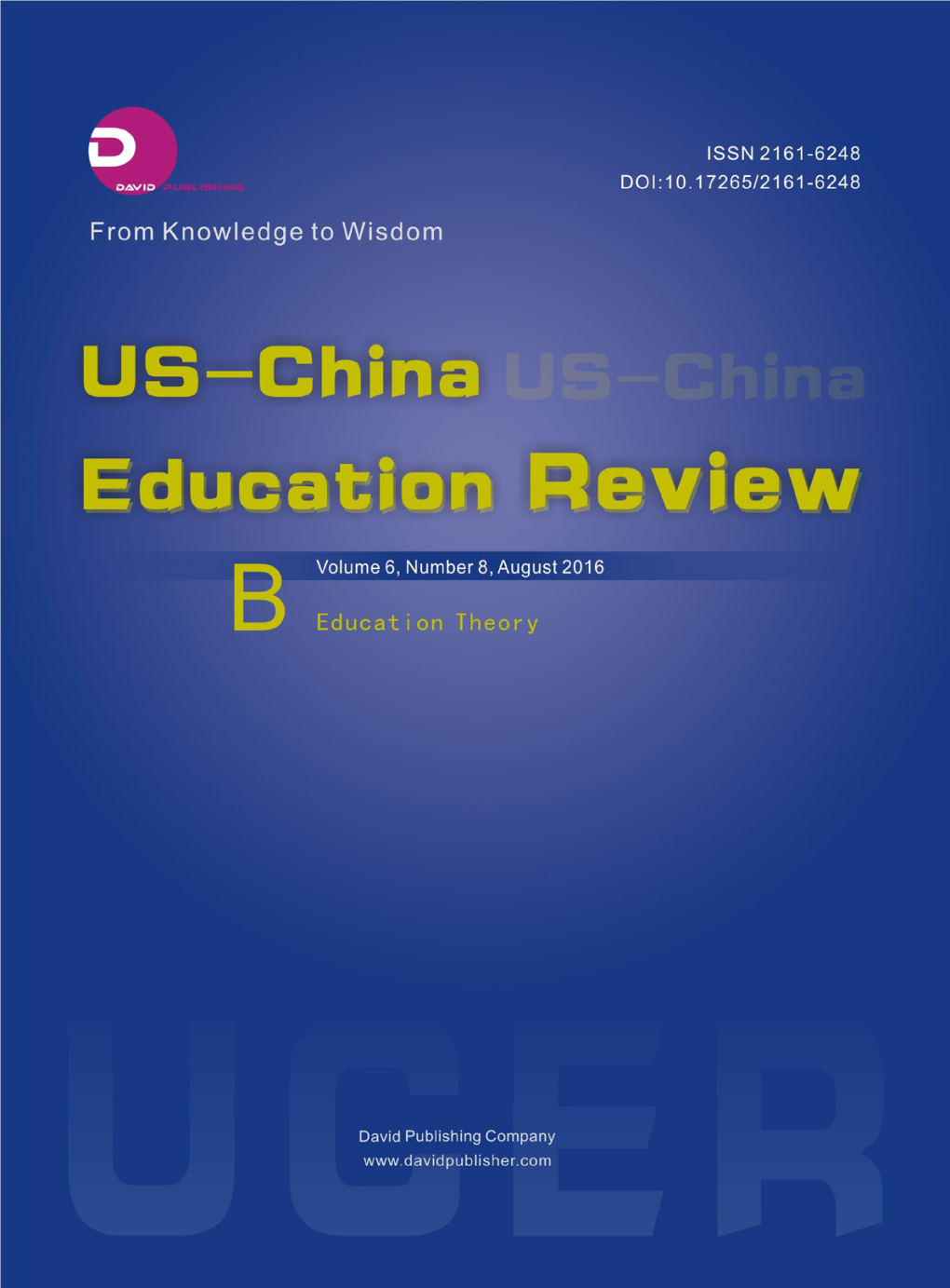 US-China Education Review B